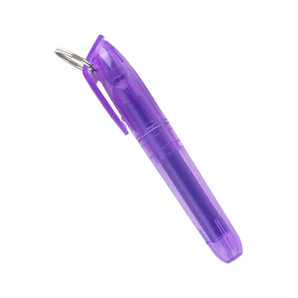 Flourscent Pen With Keyring - Flourscent Pen With Keyring - Image 4 of 7