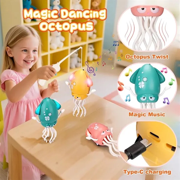 Dancing Baby Electric Crawling Octopus Toy - Dancing Baby Electric Crawling Octopus Toy - Image 2 of 3