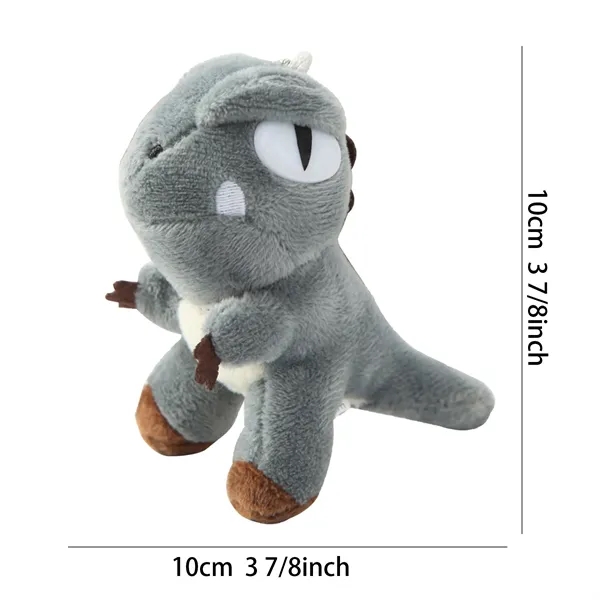 4 Inch Adorable T Rex Plush Dinosaur Keychain - 4 Inch Adorable T Rex Plush Dinosaur Keychain - Image 2 of 6