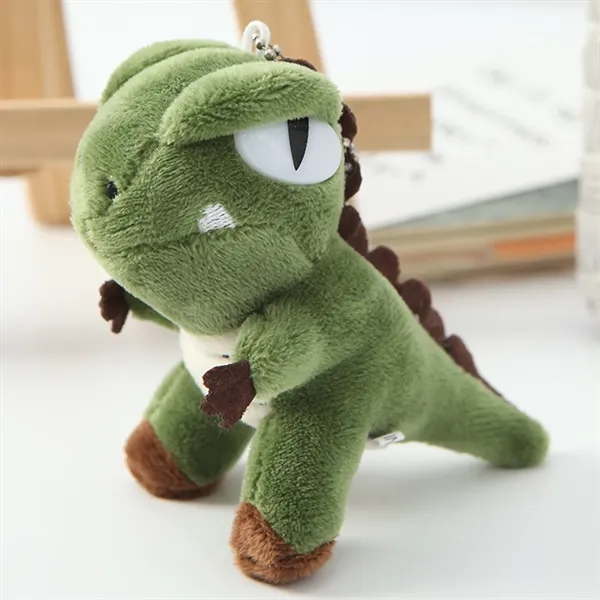 4 Inch Adorable T Rex Plush Dinosaur Keychain - 4 Inch Adorable T Rex Plush Dinosaur Keychain - Image 5 of 6