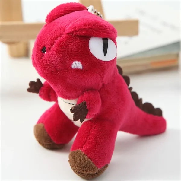 4 Inch Adorable T Rex Plush Dinosaur Keychain - 4 Inch Adorable T Rex Plush Dinosaur Keychain - Image 6 of 6