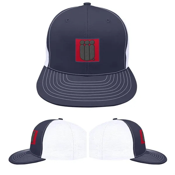 VB7TL White Meshback Snapback Hat - VB7TL White Meshback Snapback Hat - Image 1 of 3