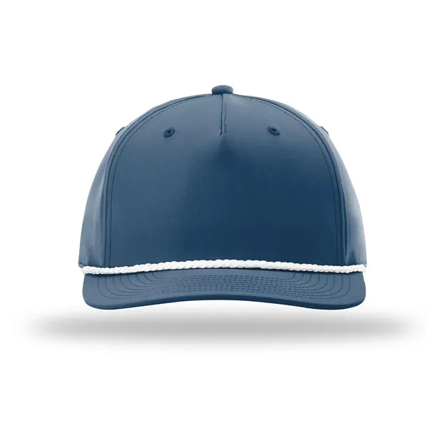 Richardson 5Panel Rope Cap w/Leather Patches or Embroidery - Richardson 5Panel Rope Cap w/Leather Patches or Embroidery - Image 2 of 2