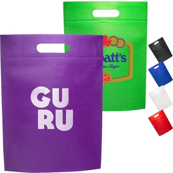 Recyclable Non-Woven Tote Bag w/ Gusset (11" x 14" x 2.5") - Recyclable Non-Woven Tote Bag w/ Gusset (11" x 14" x 2.5") - Image 0 of 8