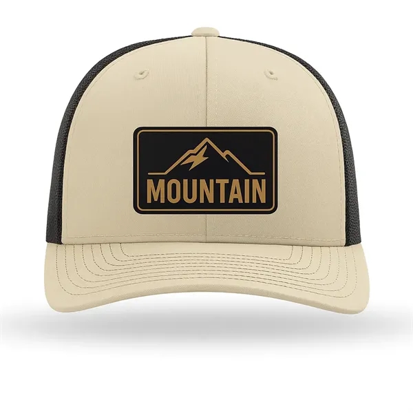 Richardson FLEX Trucker Hat w/Leather Patch or Embroidery - Richardson FLEX Trucker Hat w/Leather Patch or Embroidery - Image 0 of 14