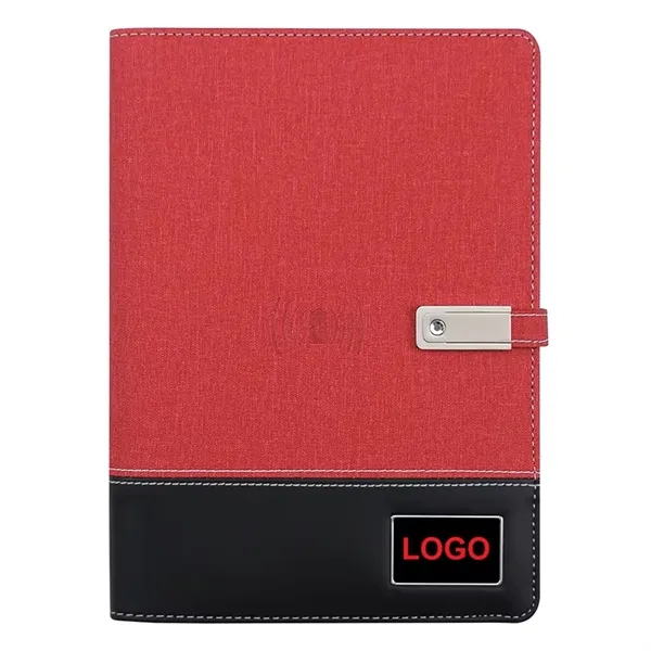 Multifunctional Notebook with Built-in Power Bank - Multifunctional Notebook with Built-in Power Bank - Image 0 of 7