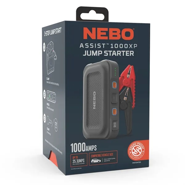 NEBO® ASSIST 1000XP JUMP STARTER - NEBO® ASSIST 1000XP JUMP STARTER - Image 10 of 10