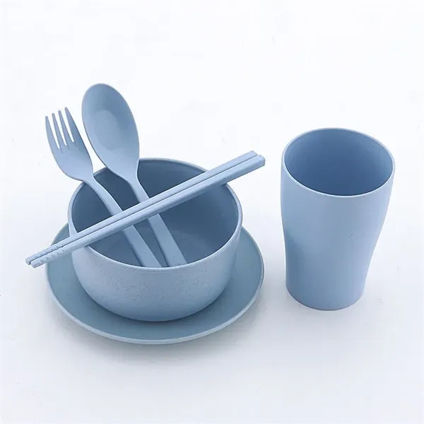 6-Piece Eco-Friendly Dinnerware Set - 6-Piece Eco-Friendly Dinnerware Set - Image 1 of 4
