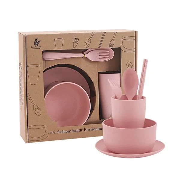 6-Piece Eco-Friendly Dinnerware Set - 6-Piece Eco-Friendly Dinnerware Set - Image 2 of 4