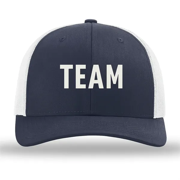Richardson Low Pro Trucker Cap Adjustable snapback - Richardson Low Pro Trucker Cap Adjustable snapback - Image 0 of 3