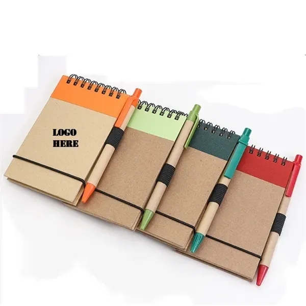 Kraft Paper Eco Spiral Notebook - Kraft Paper Eco Spiral Notebook - Image 0 of 4