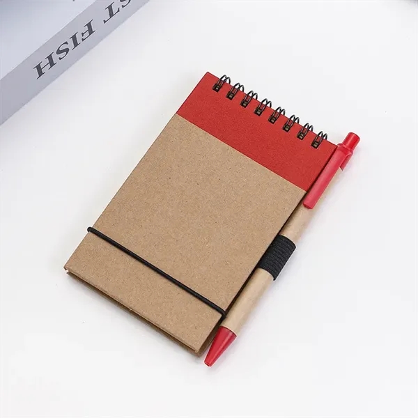 Kraft Paper Eco Spiral Notebook - Kraft Paper Eco Spiral Notebook - Image 3 of 4