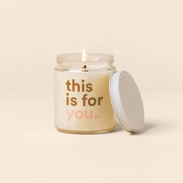 Glass Jar Candle with Lid - Direct Print - Glass Jar Candle with Lid - Direct Print - Image 3 of 3
