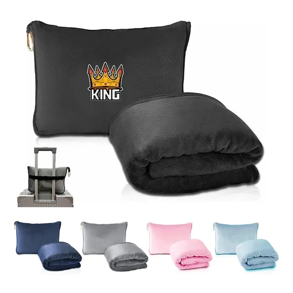 Custom Folding Travel Blanket