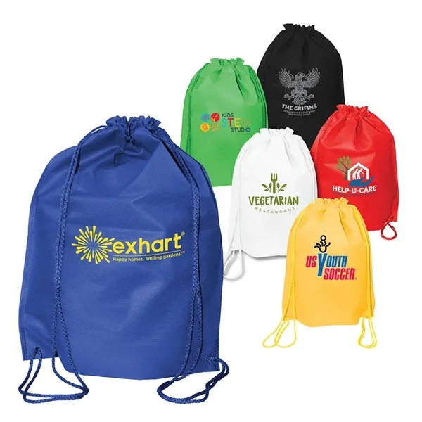 NW Drawstring Backpack with Gusset - NW Drawstring Backpack with Gusset - Image 8 of 8