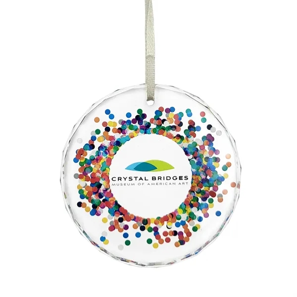 Faceted Glass Holiday Ornament - Faceted Glass Holiday Ornament - Image 12 of 12