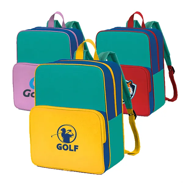 Premium ColorSplash Kid's Backpack 10.5" x 12.5" x 4.5"