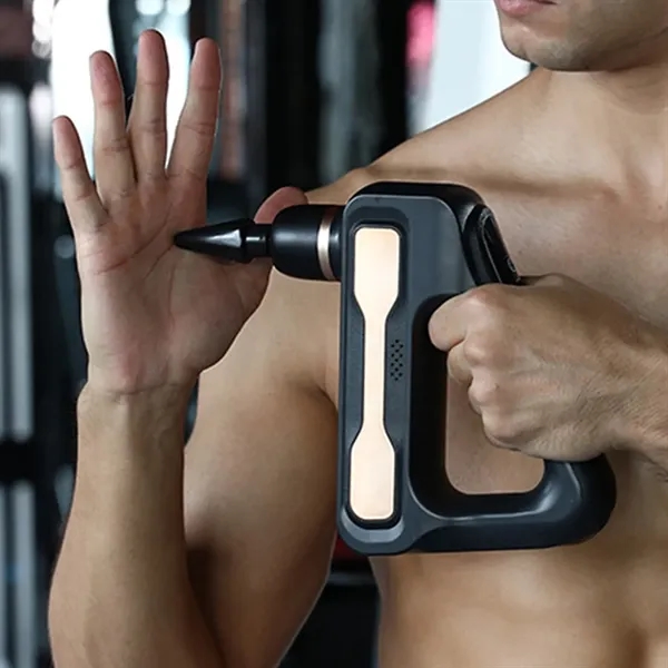 Portable Triangular Ultra-Quiet Massage Gun - Portable Triangular Ultra-Quiet Massage Gun - Image 5 of 7