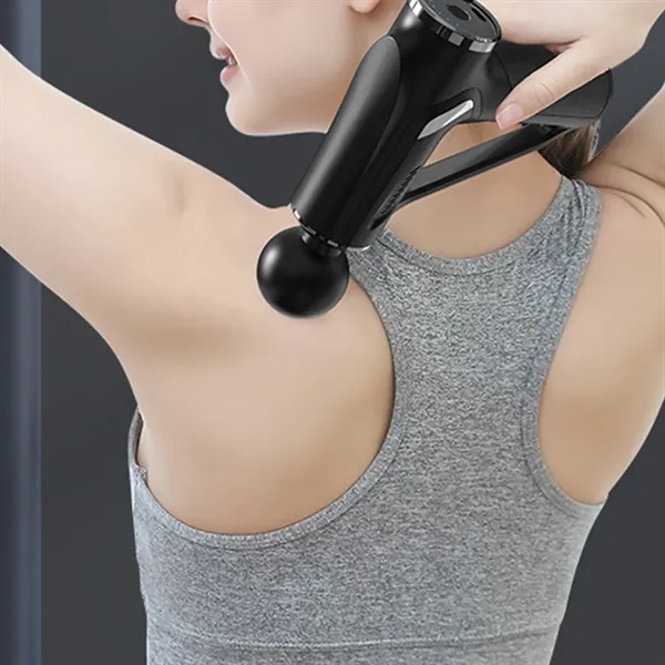 Portable Triangular Handheld Massage Gun - Portable Triangular Handheld Massage Gun - Image 4 of 8