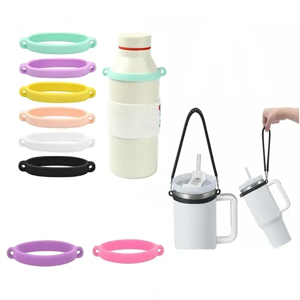 Silicone Hanging Water Bottle Ring - Silicone Hanging Water Bottle Ring - Image 2 of 5