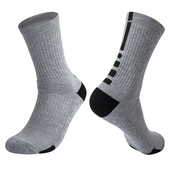 MOQ 50 Towel Bottom Elite Basketball Crew Socks - MOQ 50 Towel Bottom Elite Basketball Crew Socks - Image 8 of 8