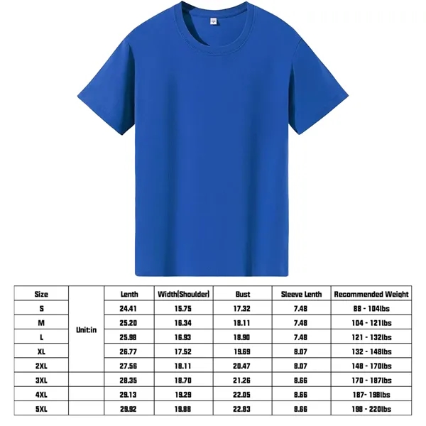 MOQ 10 Pure Cotton Short Sleeve Work Tee - MOQ 10 Pure Cotton Short Sleeve Work Tee - Image 1 of 1