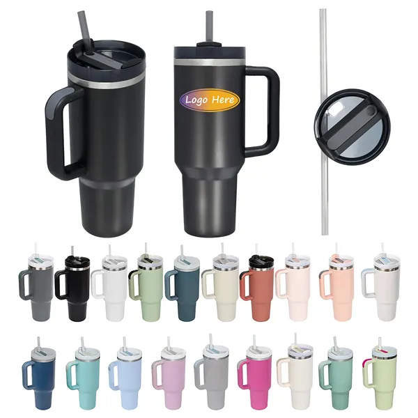 40oz Vacuum Insulated Tumbler - 40oz Vacuum Insulated Tumbler - Image 0 of 4