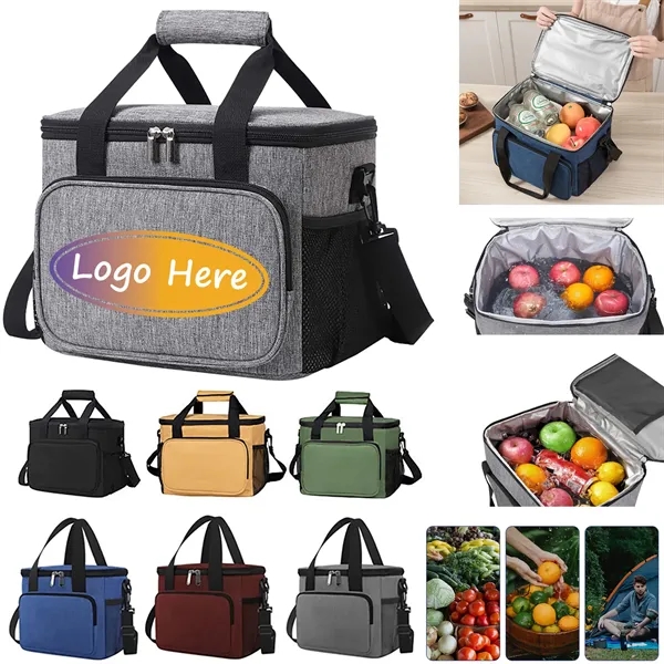 Insulated Lunch Tote-Thermal Food Container-Portable Coo - Insulated Lunch Tote-Thermal Food Container-Portable Coo - Image 0 of 5
