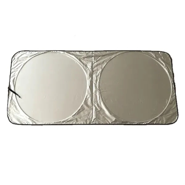 60'' Collapsible Car Windshield Sun Shade with Pouch - 60'' Collapsible Car Windshield Sun Shade with Pouch - Image 2 of 2