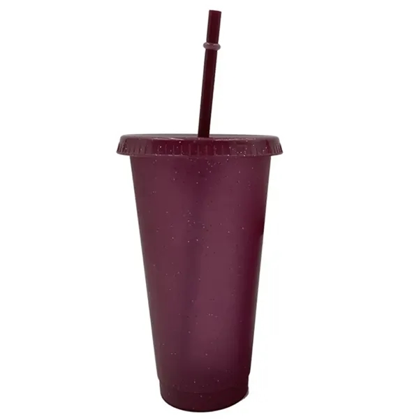 24 Oz Water Bottle Travel Mug Cup With Lids And Straws - 24 Oz Water Bottle Travel Mug Cup With Lids And Straws - Image 3 of 5