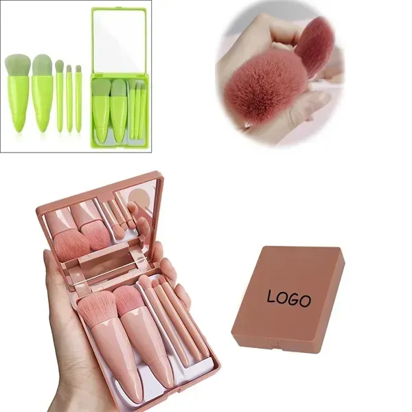 Mini Portable Travel Makeup Brush Set - Mini Portable Travel Makeup Brush Set - Image 0 of 3