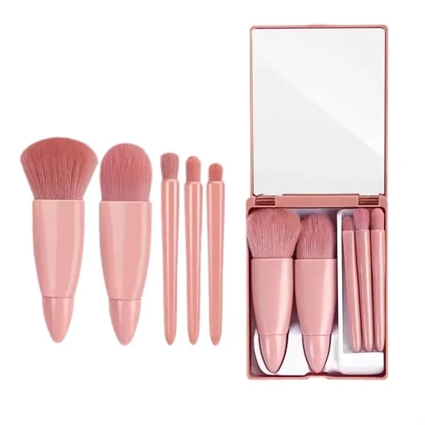 Mini Portable Travel Makeup Brush Set - Mini Portable Travel Makeup Brush Set - Image 2 of 3