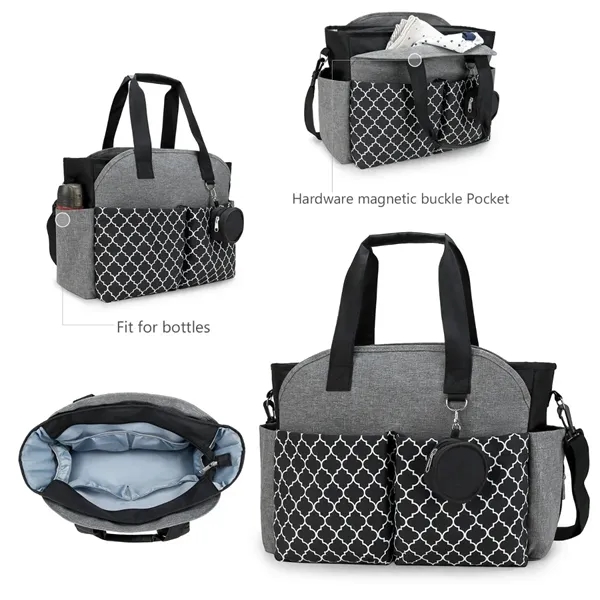 Large capacity travel hospital mommy bag baby diaper tote - Large capacity travel hospital mommy bag baby diaper tote - Image 2 of 4