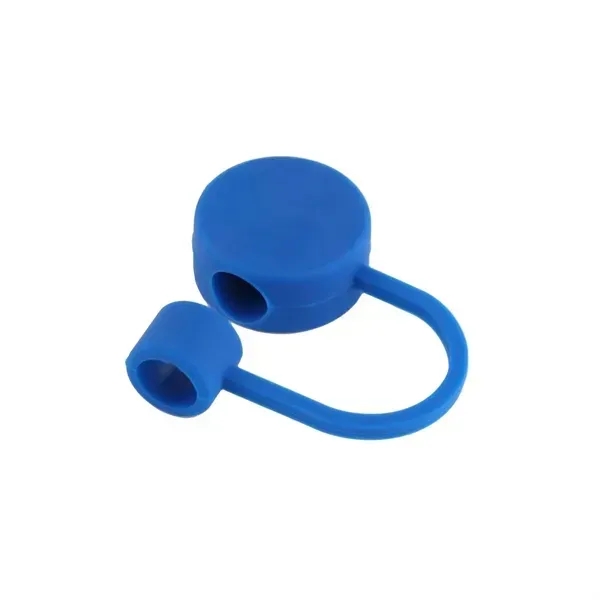 Round Silicone Straw Topper - Round Silicone Straw Topper - Image 3 of 4