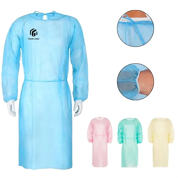 Unisex Breathable Protection Disposable Isolation Gown - Unisex Breathable Protection Disposable Isolation Gown - Image 0 of 3