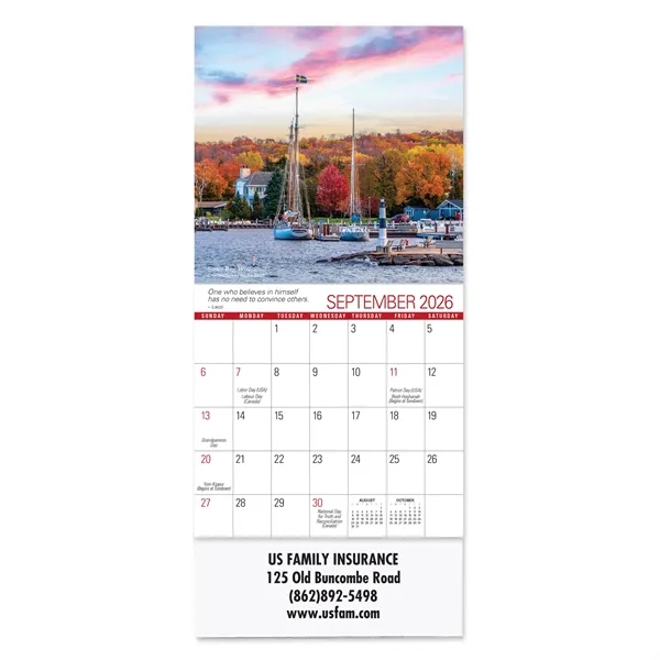 2026 Scenic Mini Wall Calendar - 2026 Scenic Mini Wall Calendar - Image 5 of 7