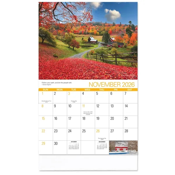 2026 Reflections Wall Calendar - 2026 Reflections Wall Calendar - Image 7 of 8