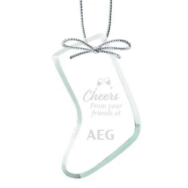Jade Ornament - Stocking