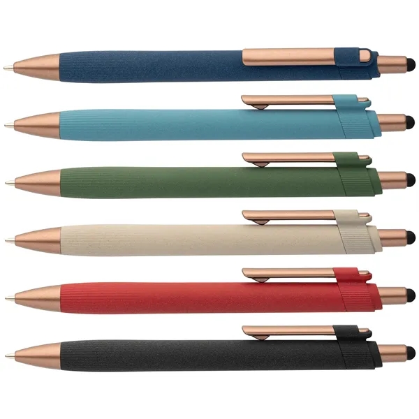 York Recycled Plastic Bronze Trim Stylus Ballpoint Pen - York Recycled Plastic Bronze Trim Stylus Ballpoint Pen - Image 1 of 19