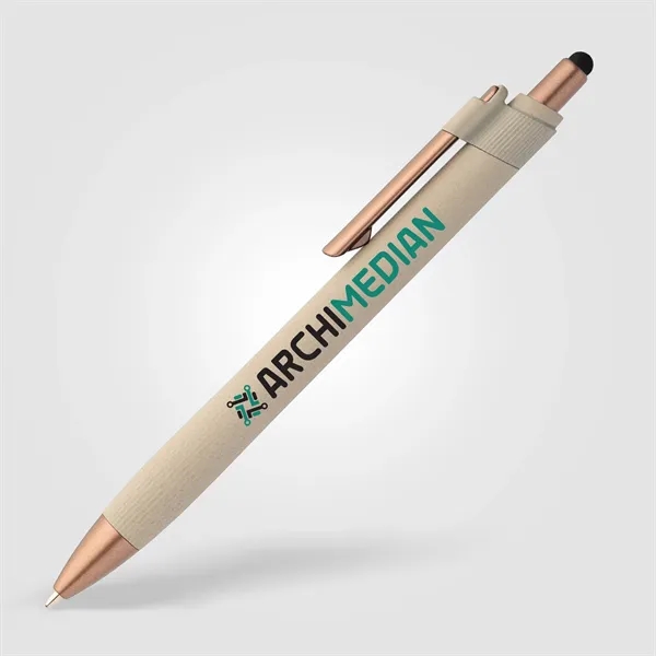 York Recycled Plastic Bronze Trim Stylus Ballpt Pen - Color - York Recycled Plastic Bronze Trim Stylus Ballpt Pen - Color - Image 5 of 17