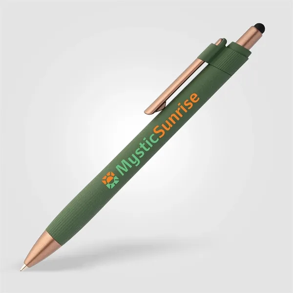 York Recycled Plastic Bronze Trim Stylus Ballpt Pen - Color - York Recycled Plastic Bronze Trim Stylus Ballpt Pen - Color - Image 6 of 17