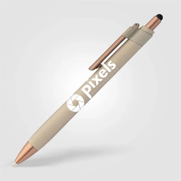 York Recycled Plastic Bronze Trim Stylus Ballpoint Pen - York Recycled Plastic Bronze Trim Stylus Ballpoint Pen - Image 5 of 19