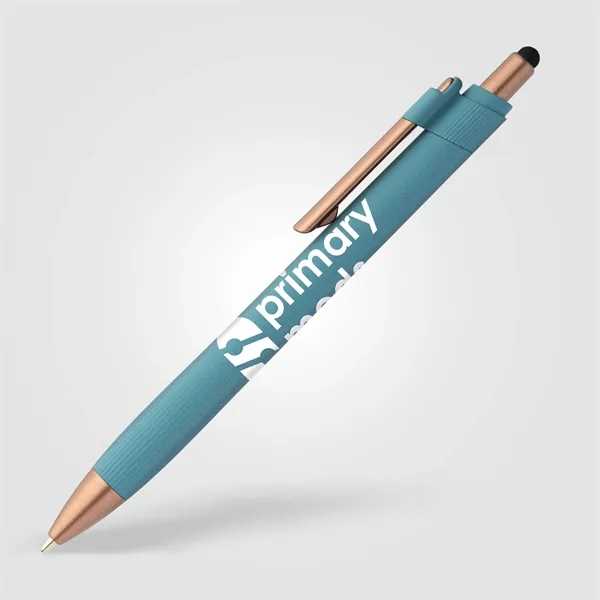 York Recycled Plastic Bronze Trim Stylus Ballpoint Pen - York Recycled Plastic Bronze Trim Stylus Ballpoint Pen - Image 7 of 19