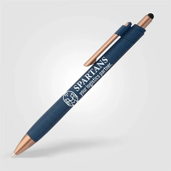 York Recycled Plastic Bronze Trim Stylus Ballpoint Pen - York Recycled Plastic Bronze Trim Stylus Ballpoint Pen - Image 3 of 19