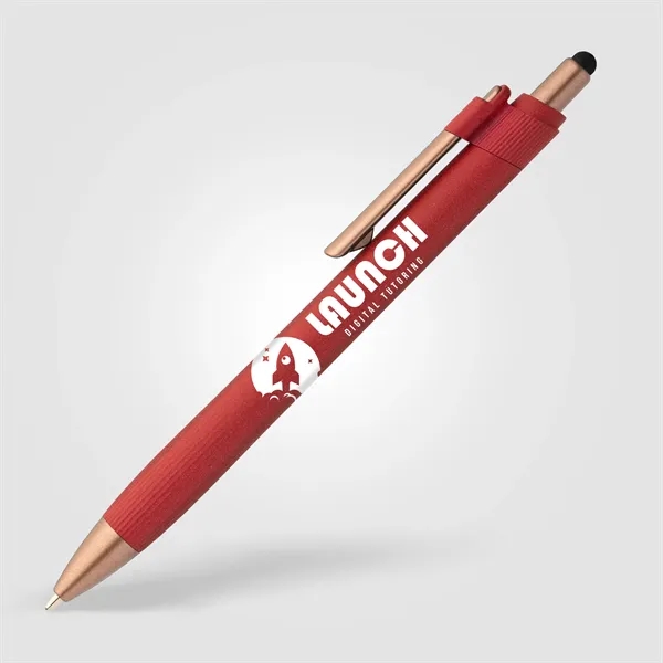 York Recycled Plastic Bronze Trim Stylus Ballpoint Pen - York Recycled Plastic Bronze Trim Stylus Ballpoint Pen - Image 4 of 19