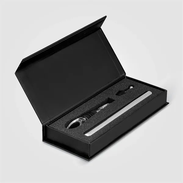 Neve Recycled Stainless Steel Wine Chiller Set & Gift Box