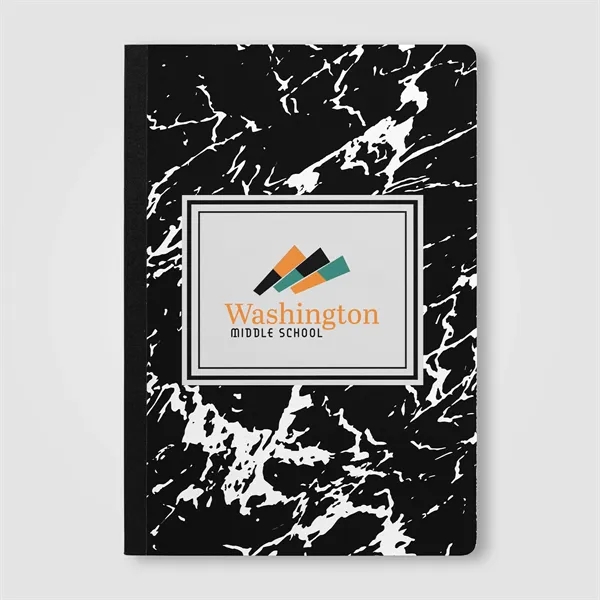 Slate FSC Paper Marble Hardcover Composition Notebook-ColorJ - Slate FSC Paper Marble Hardcover Composition Notebook-ColorJ - Image 9 of 12