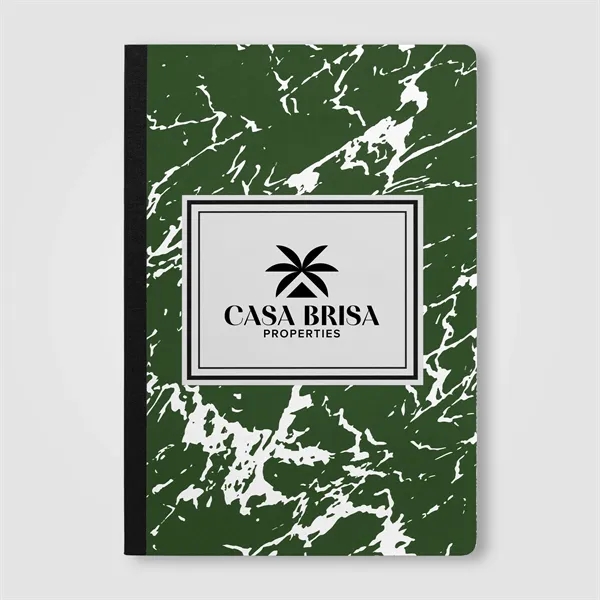 Slate FSC Paper Marble Hardcover Composition Notebook - A5 - Slate FSC Paper Marble Hardcover Composition Notebook - A5 - Image 3 of 10