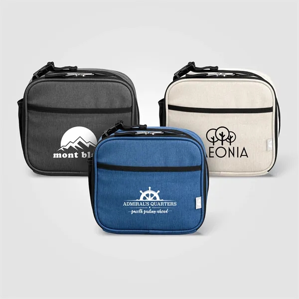 Helsinki rPET PEVA Lined Lunch Cooler Crossbody Bag - 4.5L - Helsinki rPET PEVA Lined Lunch Cooler Crossbody Bag - 4.5L - Image 0 of 25