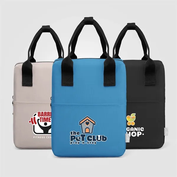 Majesty rPET PEVA Insulated Lunch Cooler - 6L -Heat Transfer - Majesty rPET PEVA Insulated Lunch Cooler - 6L -Heat Transfer - Image 0 of 22